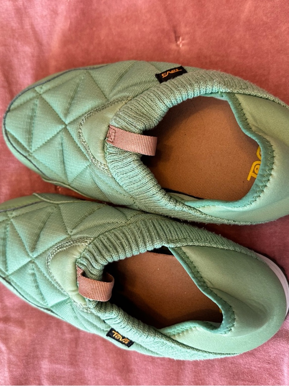Teva Quilted Green Women's Slip-On Slipper - Picture 3 of 7